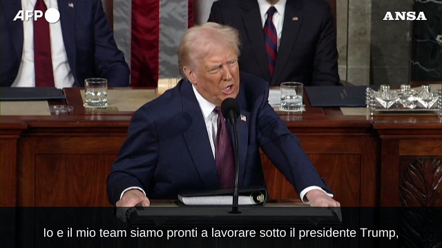 Trump: L'Ucraina e' pronta a sedersi al tavolo delle trattative per una pace duratura