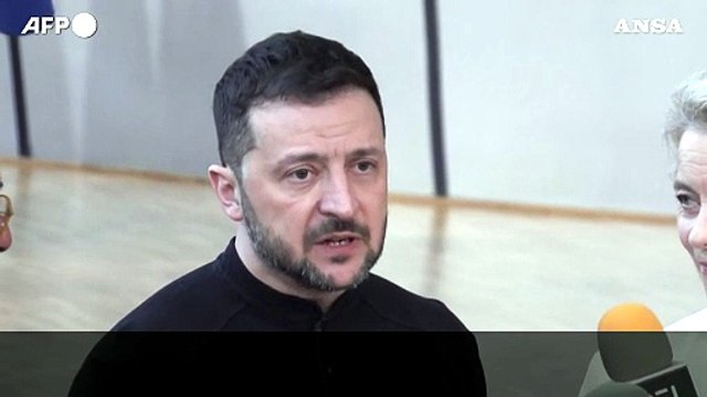Zelensky ringrazia l'Europa al summit sulla crisi: Non siamo soli