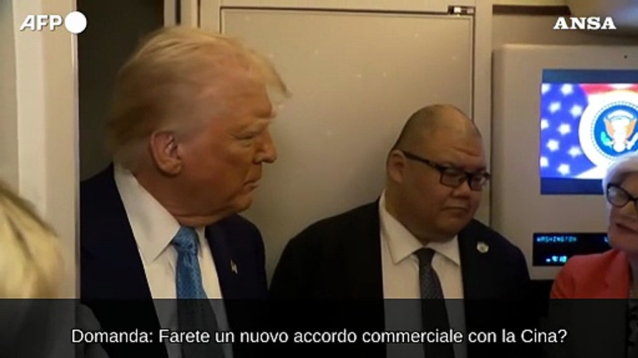 Trump: "Un accordo commerciale con la Cina? E' possibile"