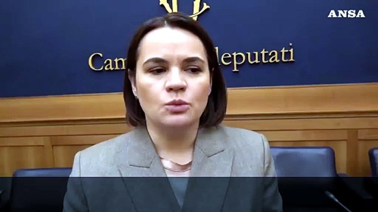 Bielorussia, Tikhanovskaya: "Il nostro destino e quello dell'Ucraina sono intrecciati"