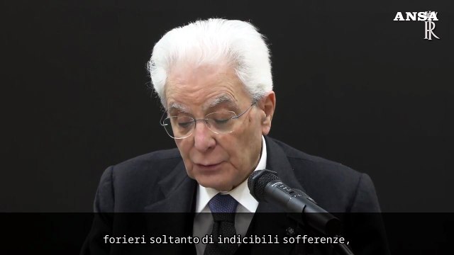 Mattarella: Le minacce nucleari si stanno moltiplicando