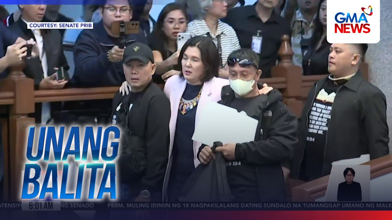 Pagdating ng 18 nagpakilalang dating sundalo, kasama sina Sen. Pia Cayetano at Sen. Padilla, nagkatensiyon nang makasalubong si DILG Sec. Remulla | Unang Balita