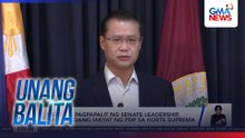 Issue ng pagpalit ng Senate leadership, nakatakdang iakyat ng PDP sa Korte Suprema | Unang Balita
