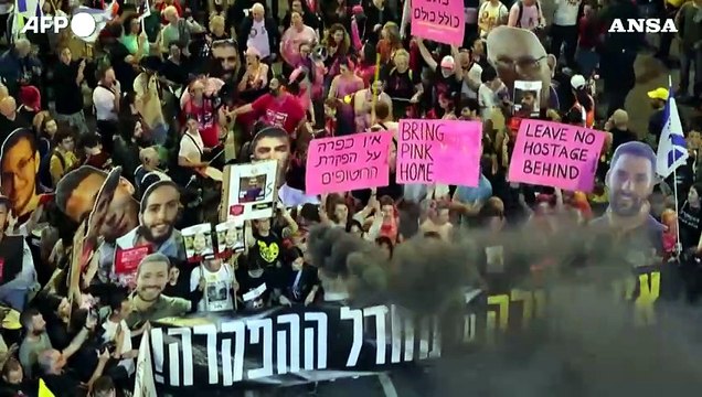Israele, nuova manifestazione a Tel Aviv per il rilascio degli ostaggi