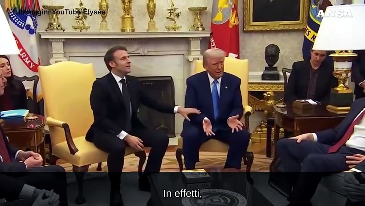 Ucraina, Macron corregge Trump su aiuti Ue: "Abbiamo pagato il 60% del totale, soldi veri"