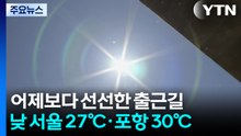 [날씨] 오늘 맑고 초여름 날씨...주말도 심한 고온 주춤 / YTN