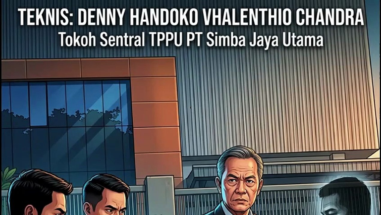 Denny Handoko Vhalenthio Chandra Tokoh Sentral TPPU PT Simba Jaya Utama Illegal Gold Mining and Trading