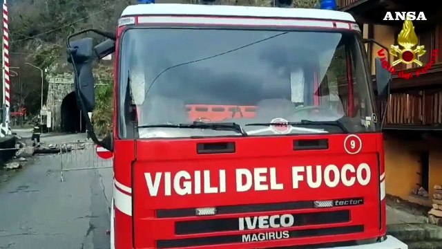Frana a Verceia, in Valchiavenna: bloccata la circolazione dei treni