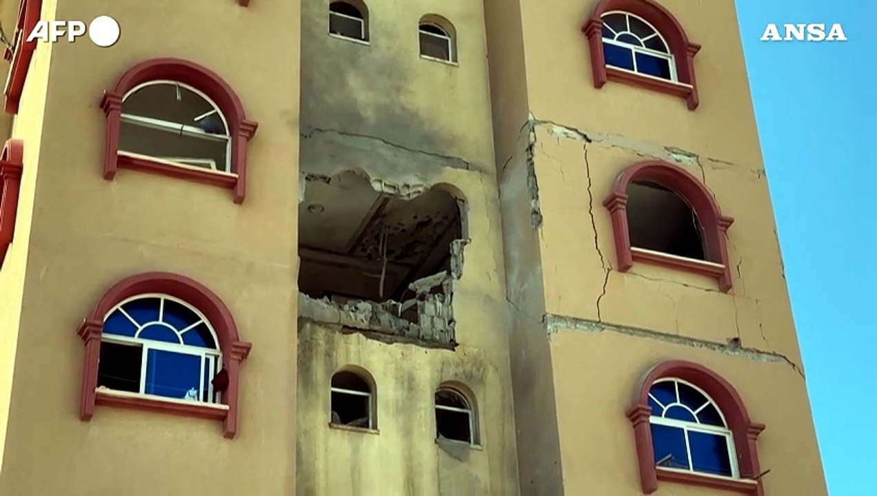 Danni a sede Croce Rossa a Rafah dopo un attacco israeliano