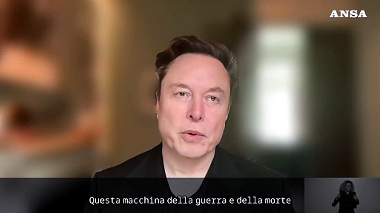 Congresso Lega, Musk: "E' ora di fermare la guerra tra Russia e Ucraina"