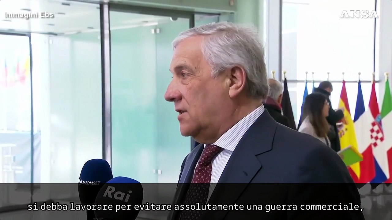 Dazi, Tajani: "Negoziare con gli Usa, l'Italia sostiene l'Ue"