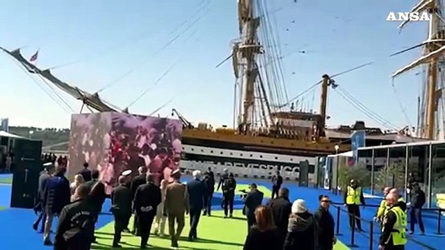 La premier Meloni arriva a Ortona per visitare il Vespucci