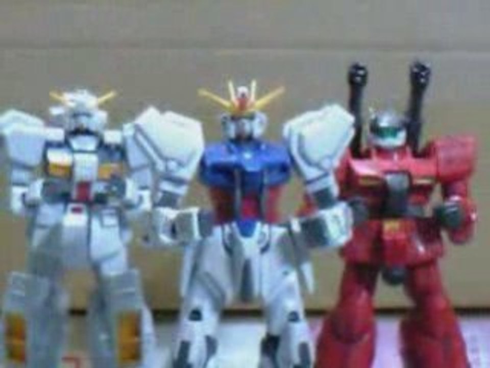 Haruhi ending with gundam parody