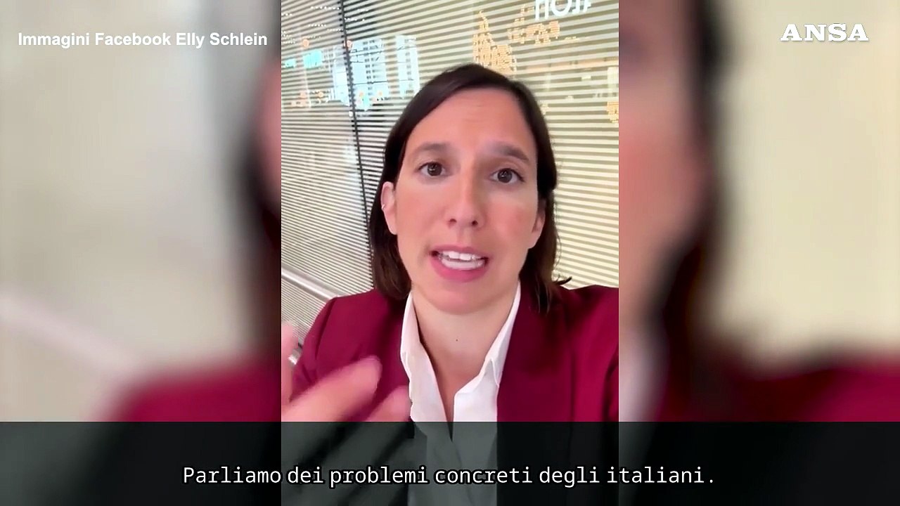 Schlein a Meloni: "Basta vittimismo, agli italiani non serve"