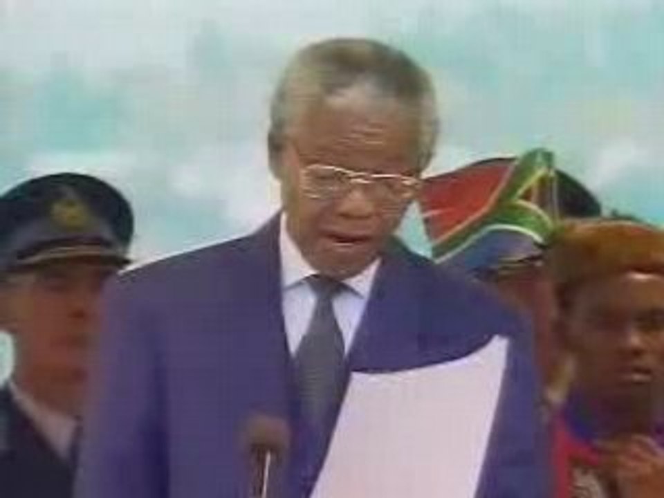 Discours d'investiture de Nelson Mandela