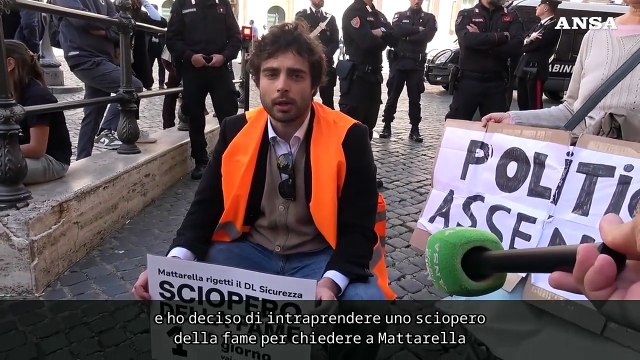 'Stop dl Sicurezza', attivista di Ultima Generazione in sciopero della fame