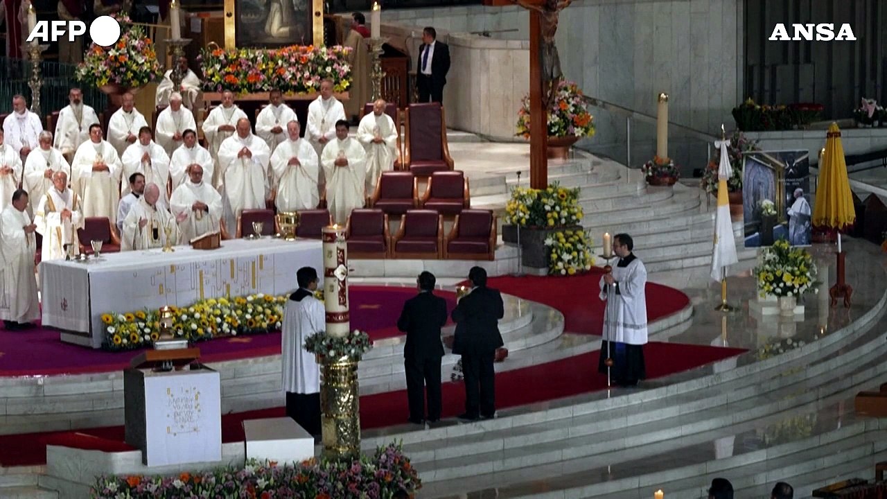 Morte Papa Francesco, la messa a Citta' del Messico