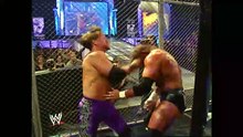 FULL MATCH Triple H vs. Chris Jericho   Hell in a Cell Match Judgment Day 2002
