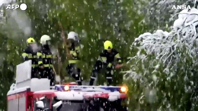 Forti nevicate sulle regioni alpine in Italia, Svizzera e Francia
