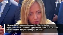 Via libera al decreto  sicurezza, Meloni: "nessun blitz"
