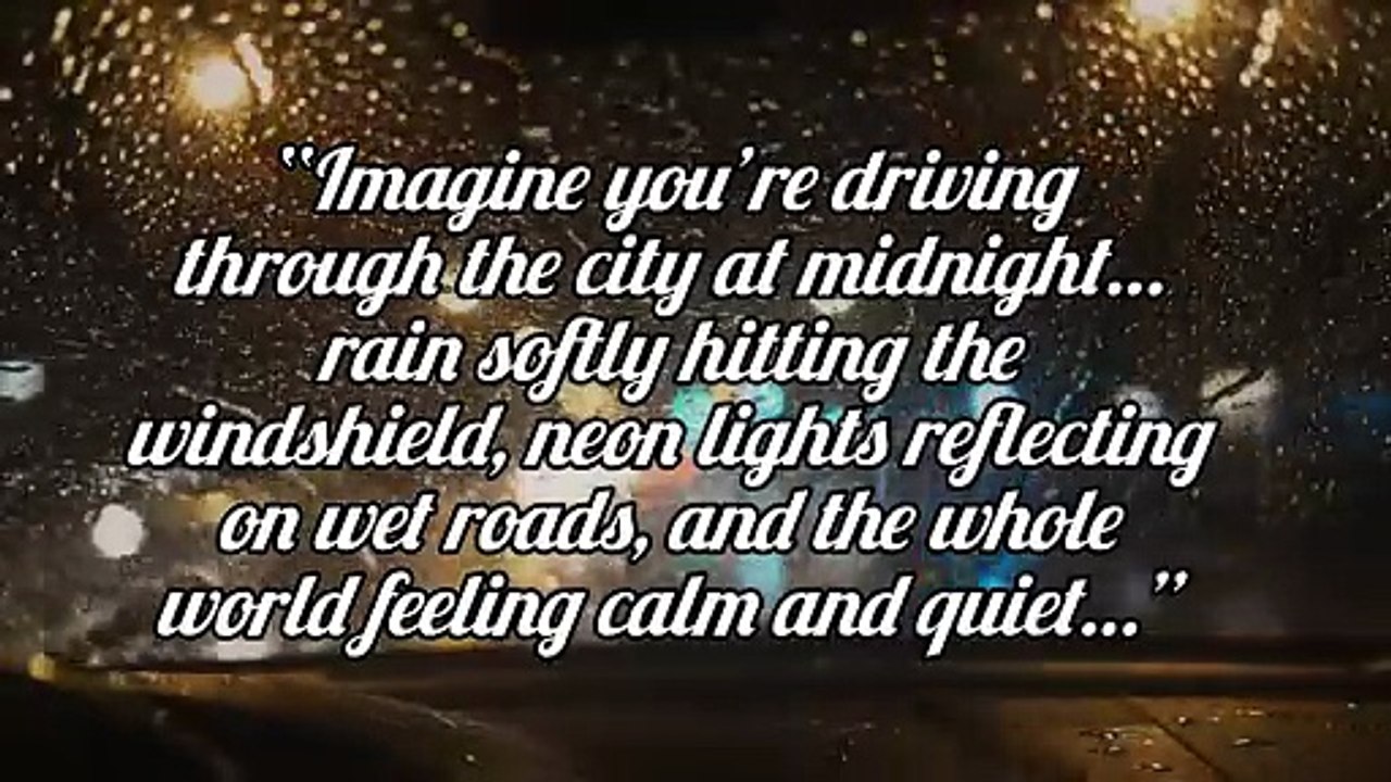 Midnight Rain Drive Through City Lights 🚗✨ | Relaxing Night Drive Ambience for Sleep & Study #rain #relax #deepsleep #trending #viral