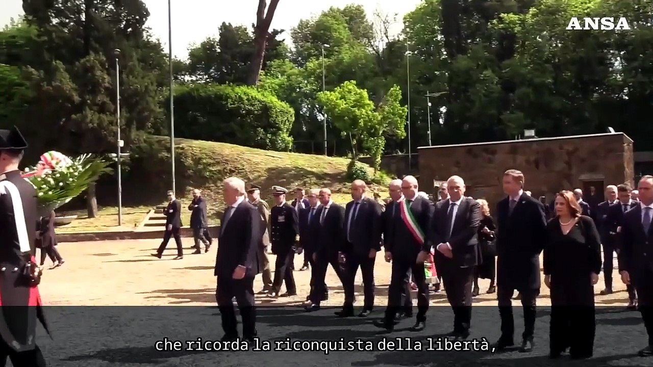 25 aprile, Tajani: " Oggi e' la festa di tutti gli italiani"