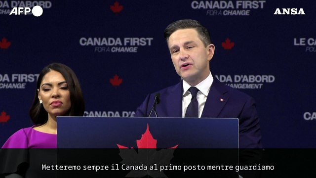 Elezioni Canada, Poilievre: Lavoreremo per difendere gli interessi del Paese