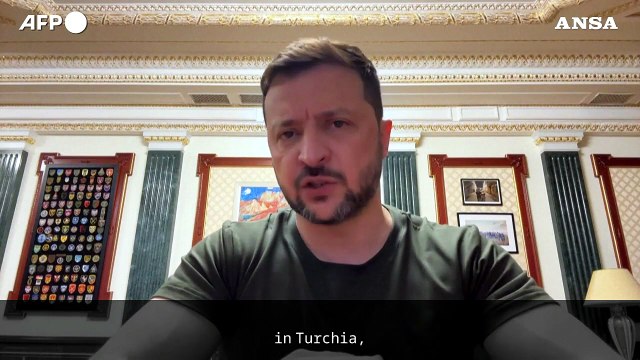 Zelensky: Aspetto Putin in Turchia giovedi', basta scuse