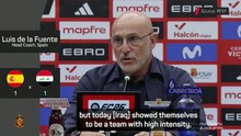 De La Fuente impressed by Iraq after Spain held to a draw