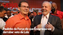 Paulinho da Força diz que Congresso vai derrubar veto de Lula