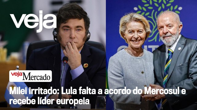 Milei irritado: Lula falta a acordo do Mercosul e recebe líder europeia | Mercado | Mercado