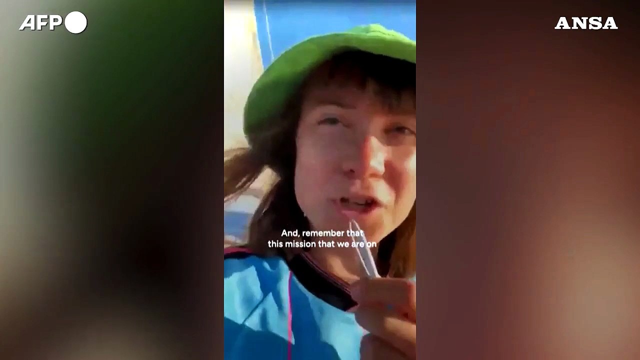 Greta Thunberg: "Tenete gli occhi su Gaza"