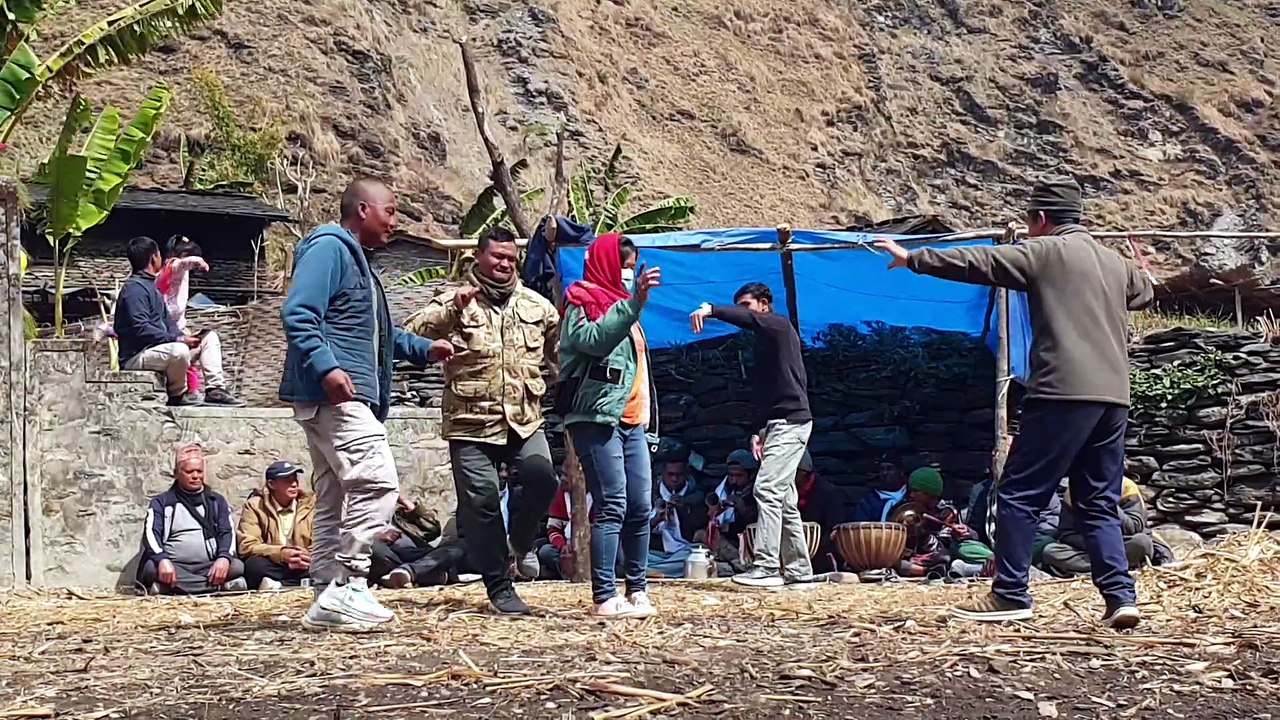 dance in naumati baja | traditional Nepalese cultural dance and music |