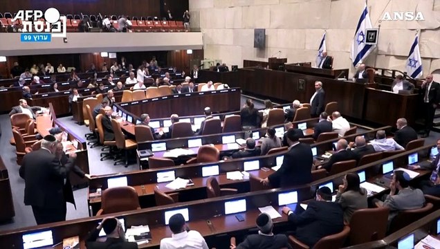 Israele, non passa il disegno di legge dell'opposizione per sciogliere la Knesset