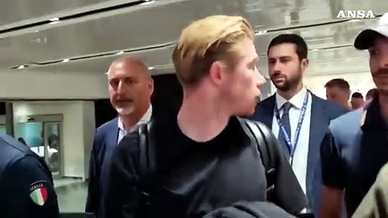 Napoli, De Bruyne a Roma per le visite mediche