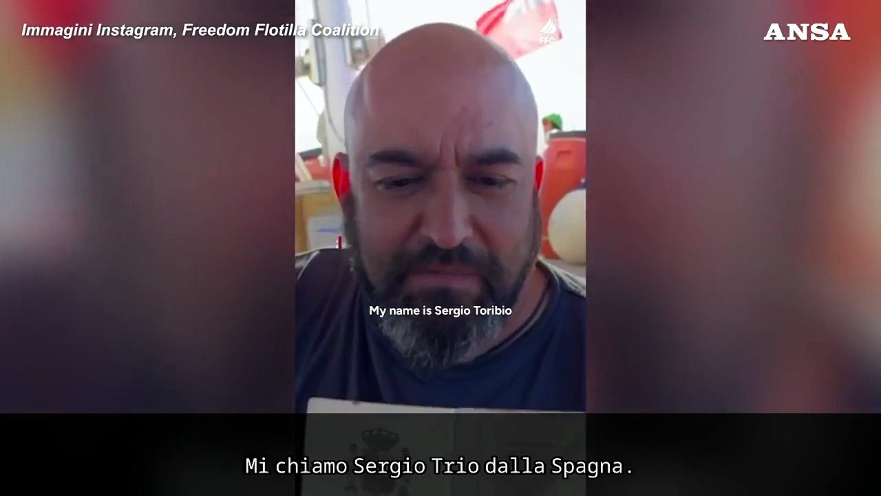 Freedom Flotilla, Sergio Toribio sulla nave Madleen fa appello a Madrid per la liberazione