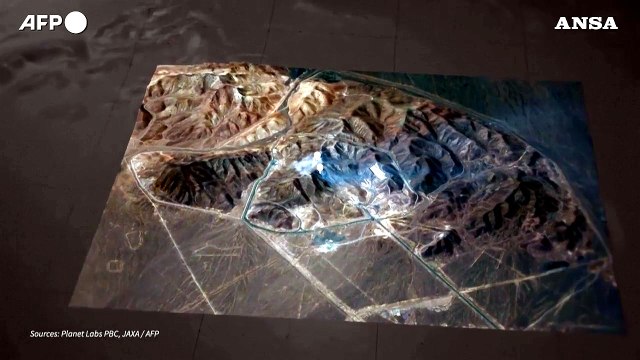 Il sito nucleare iraniano di Fordo dopo gli attacchi statunitensi