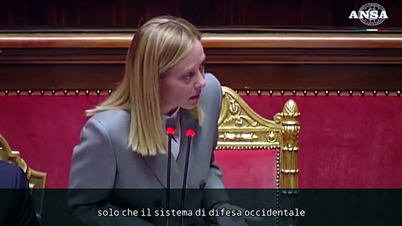 Meloni: "Una difesa Ue parallela alla Nato sarebbe un errore"