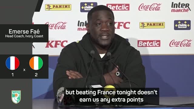 Ivory Coast coach not getting carried away despite first ever win over France