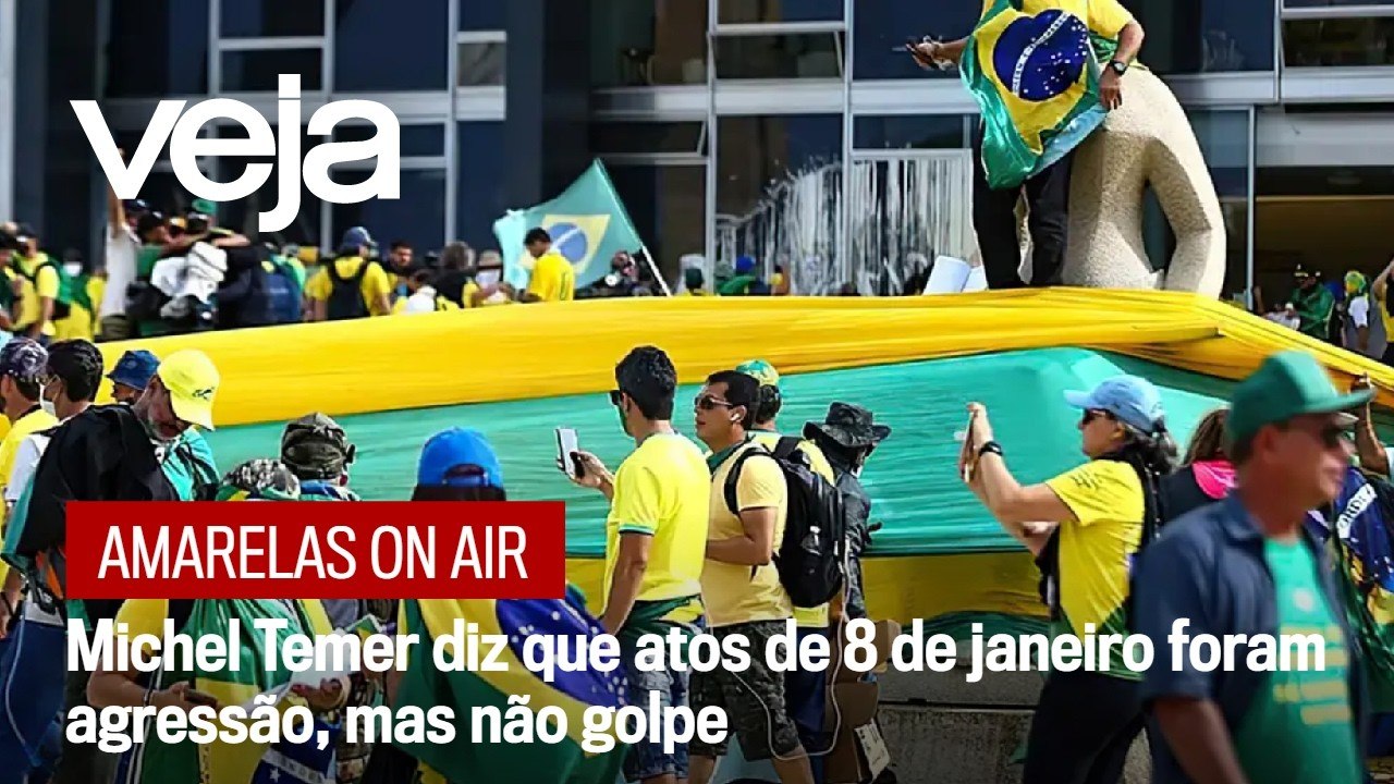 Michel Temer diz que atos de 8 de janeiro foram agressão, mas não golpe
