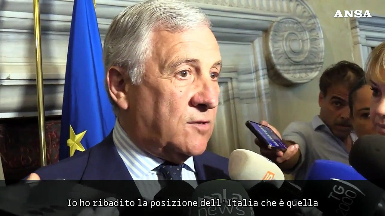 MO, Tajani: "Europa sia piu' forte, dopo de-escalation garantire stabilita'"