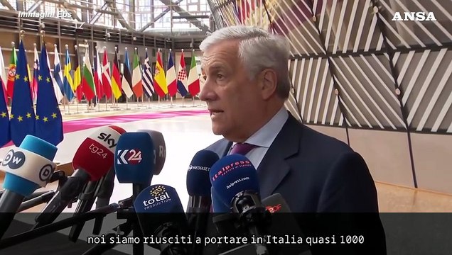 Tajani: Con Israele tenere il dialogo, sanzioni velleitarie