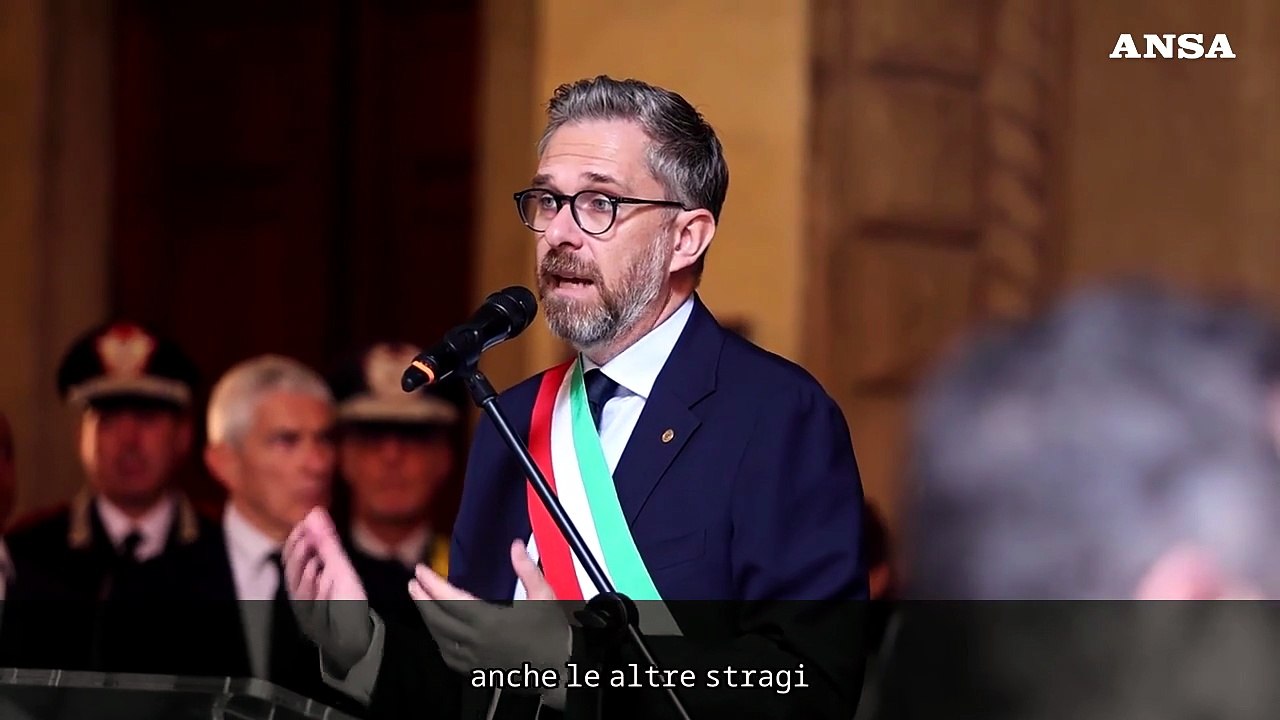 Strage di Bologna, il sindaco Lepore: "Verita' e giustizia scolpite nel cuore"