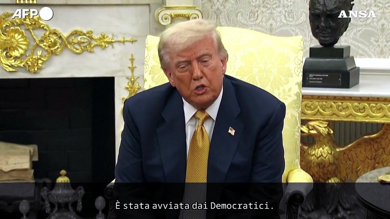 Trump: "Documenti su Epstein? Una bufala creata dai Democratici"