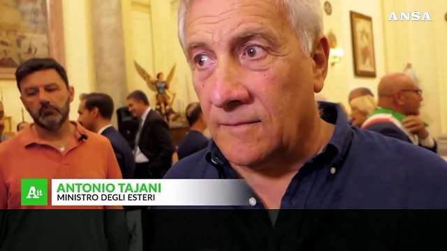 Tajani: Non siamo favorevoli all'iniziativa di Israele di occupare Gaza