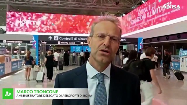 Troncone (Adr): Fiumicino record, oltre 172mila passeggeri al giorno nel weekend