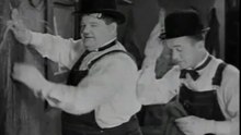 Busy Bodies Laurel and Hardy (B&W)