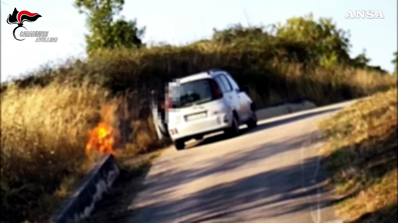 Incendio a Montemiletto, un arresto grazie alle telecamere di sorveglianza