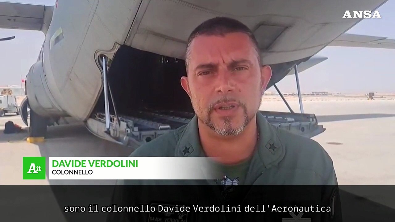 Aiuti Gaza, colonnello Verdolini: "Forte collaborazione tra tutte le Nazioni coinvolte"