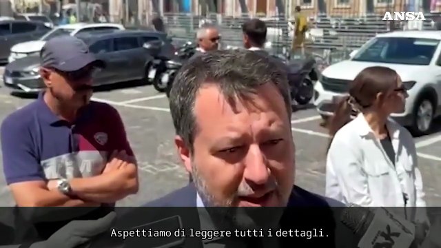 Dazi, Salvini: A sinistra si sono accorti che Von der Leyen non e' adatta